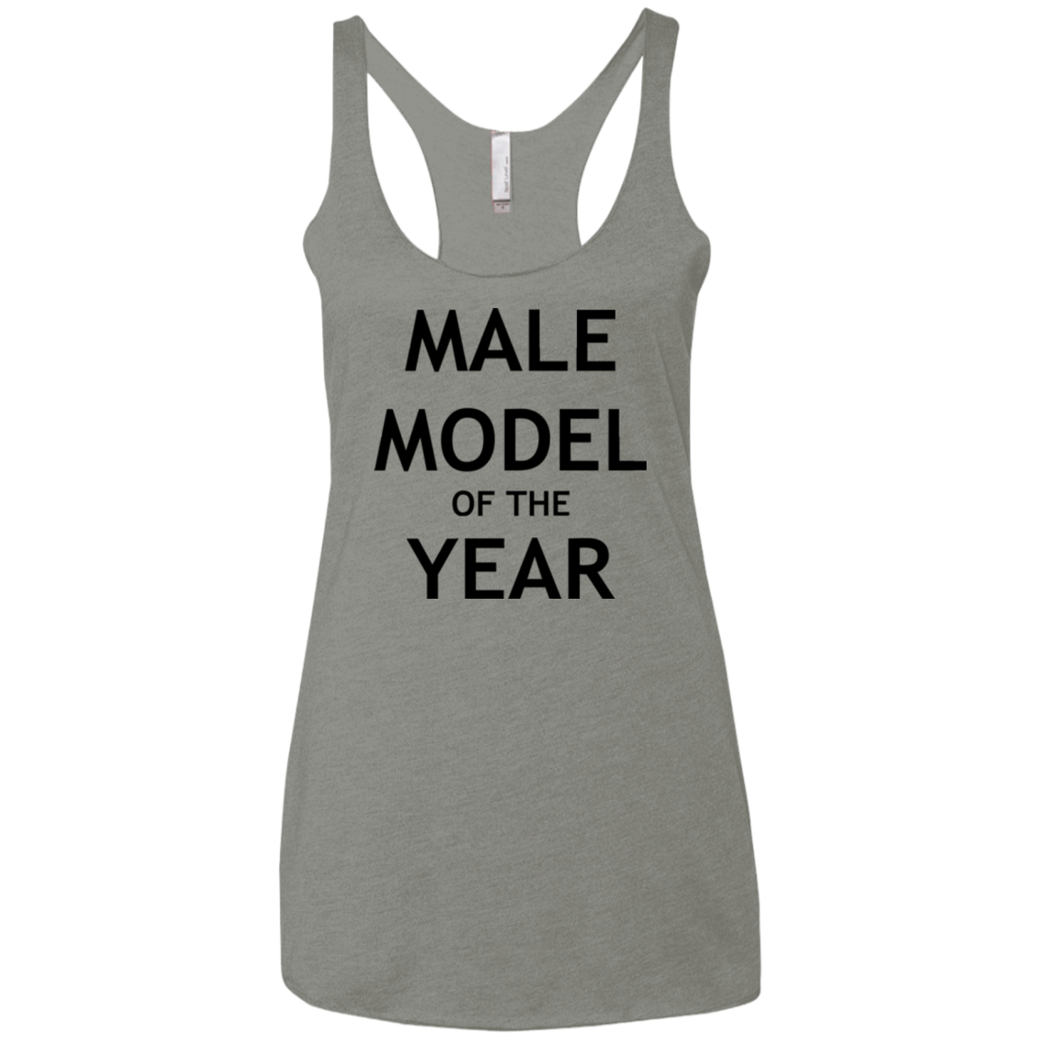 T-Shirts Venetian Grey / X-Small Model of the Year Women's Triblend Racerback Tank