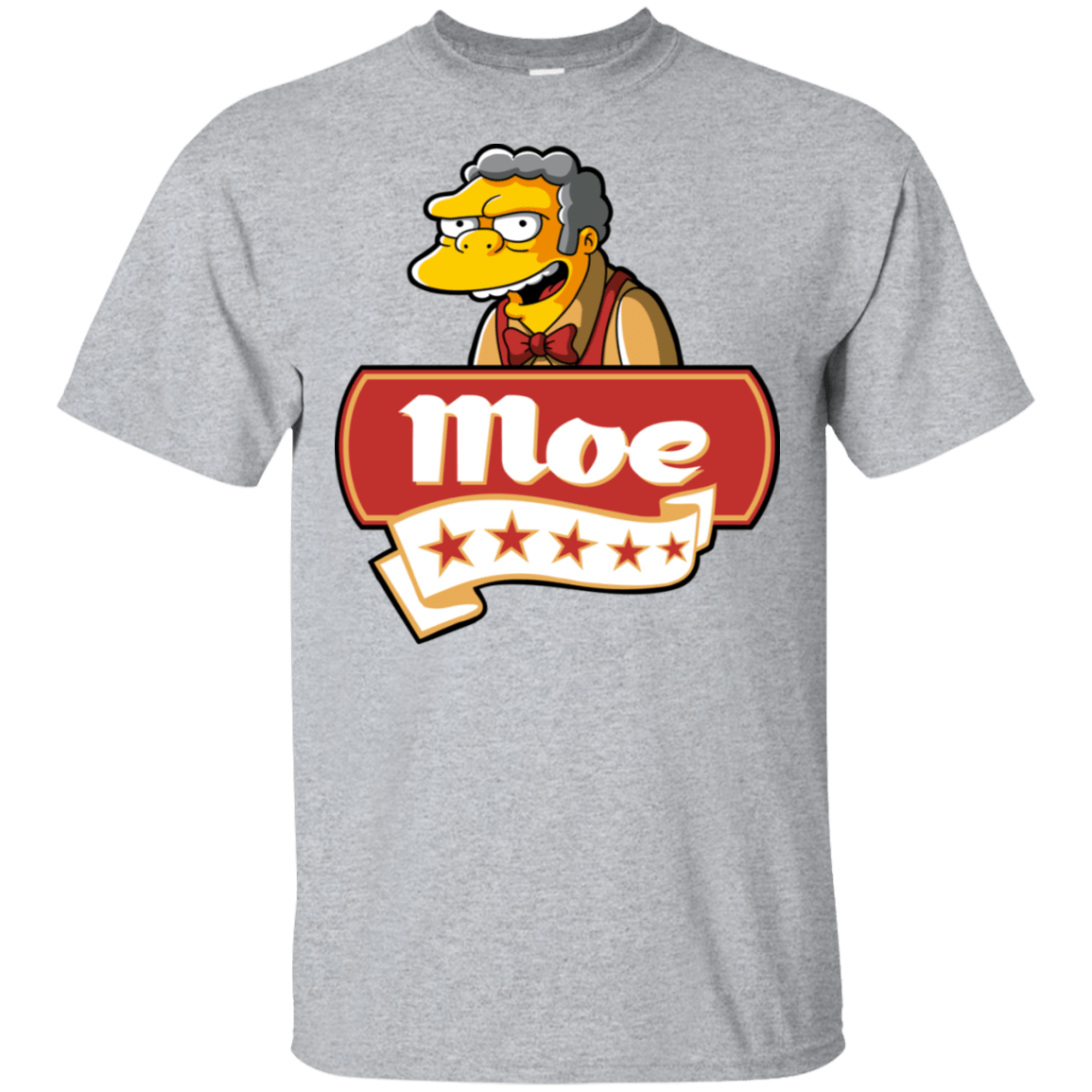 T-Shirts Sport Grey / S Moe Five Stars T-Shirt