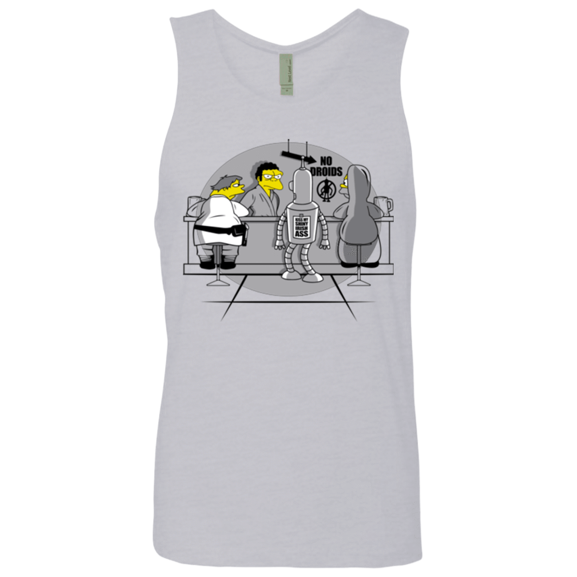 T-Shirts Heather Grey / Small Moes Cantina Irish Men's Premium Tank Top