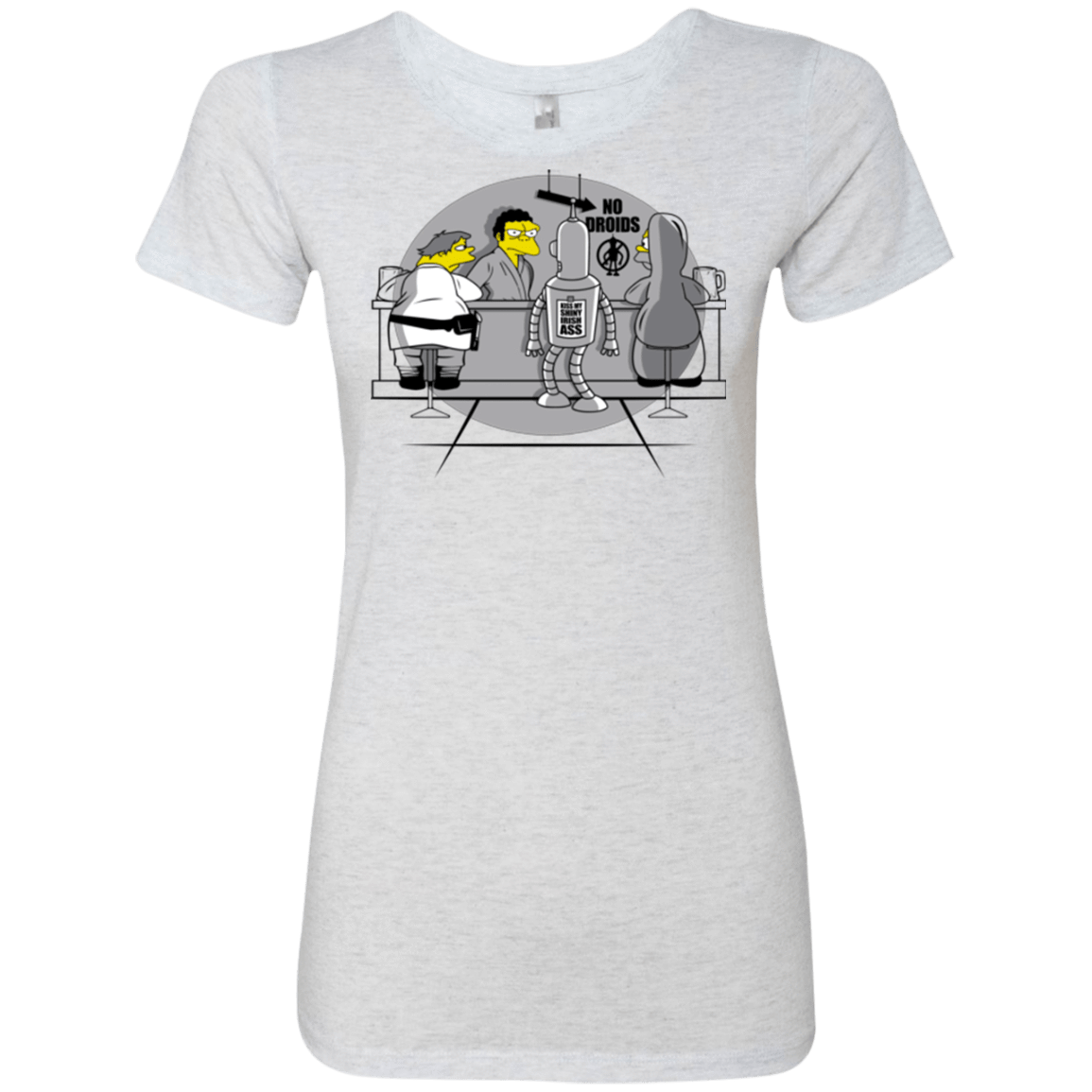 T-Shirts Heather White / Small Moes Cantina Irish Women's Triblend T-Shirt