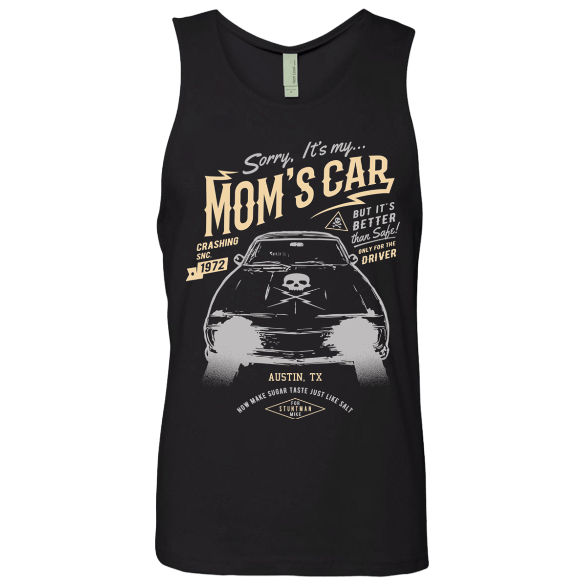 T-Shirts Black / Small Mom's Car Men's Premium Tank Top
