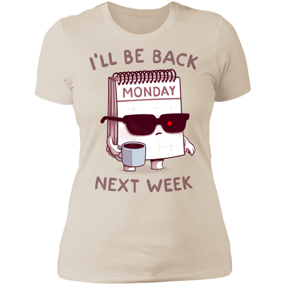 T-Shirts Ivory/ / S Monday is Back Women's Premium T-Shirt