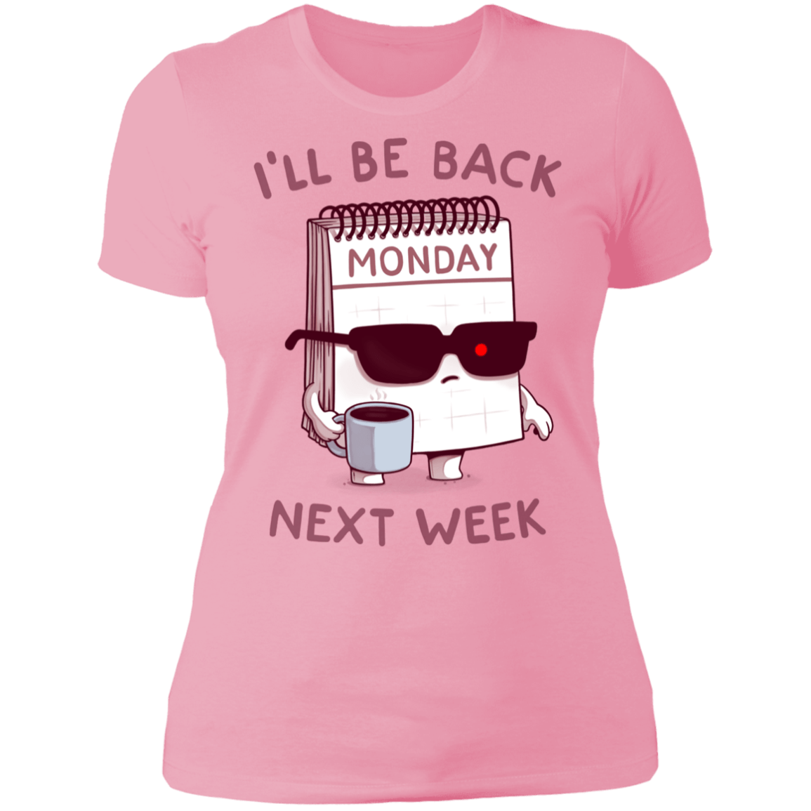 T-Shirts Light Pink / S Monday is Back Women's Premium T-Shirt