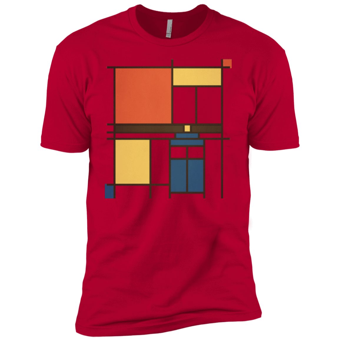 T-Shirts Red / YXS Mondrian Who Boys Premium T-Shirt