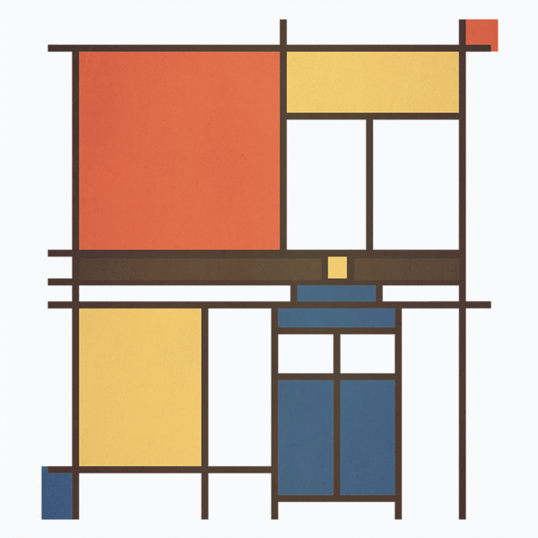 T-Shirts Mondrian Who T-Shirt