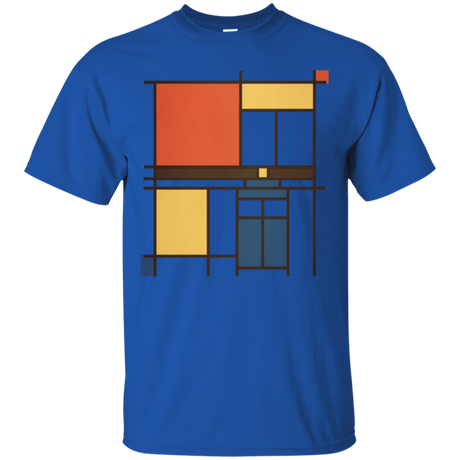 T-Shirts Royal / Small Mondrian Who T-Shirt