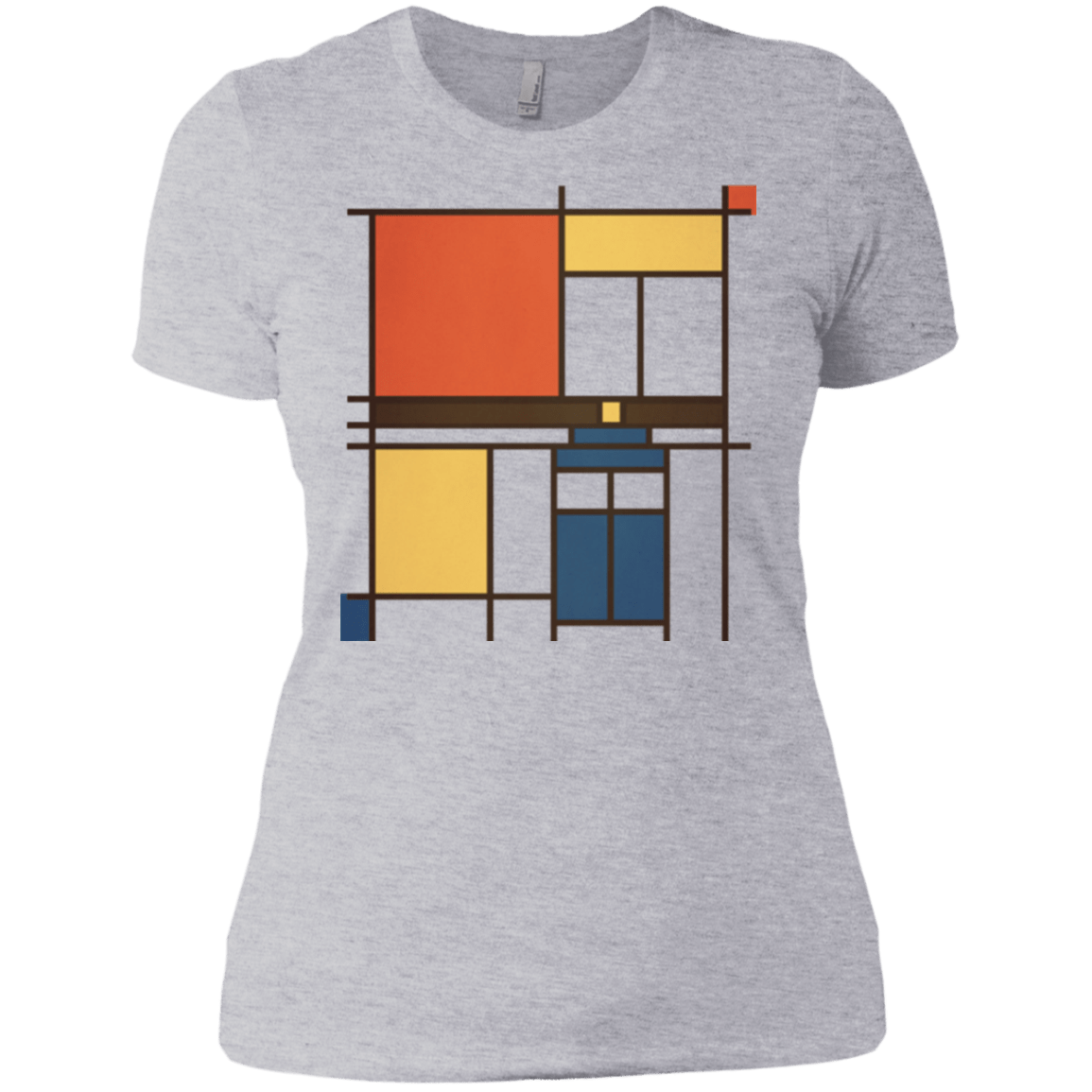 T-Shirts Heather Grey / X-Small Mondrian Who Women's Premium T-Shirt