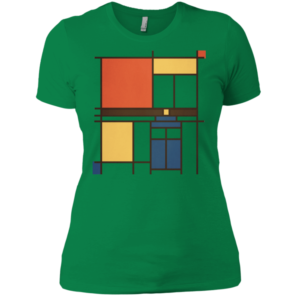 T-Shirts Kelly Green / X-Small Mondrian Who Women's Premium T-Shirt