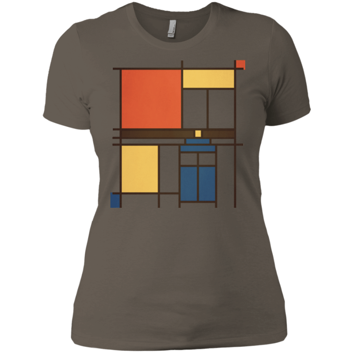 T-Shirts Warm Grey / X-Small Mondrian Who Women's Premium T-Shirt