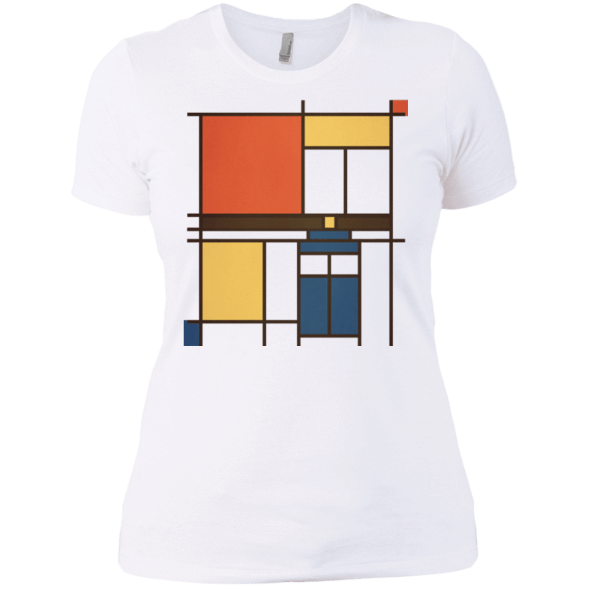 T-Shirts White / X-Small Mondrian Who Women's Premium T-Shirt