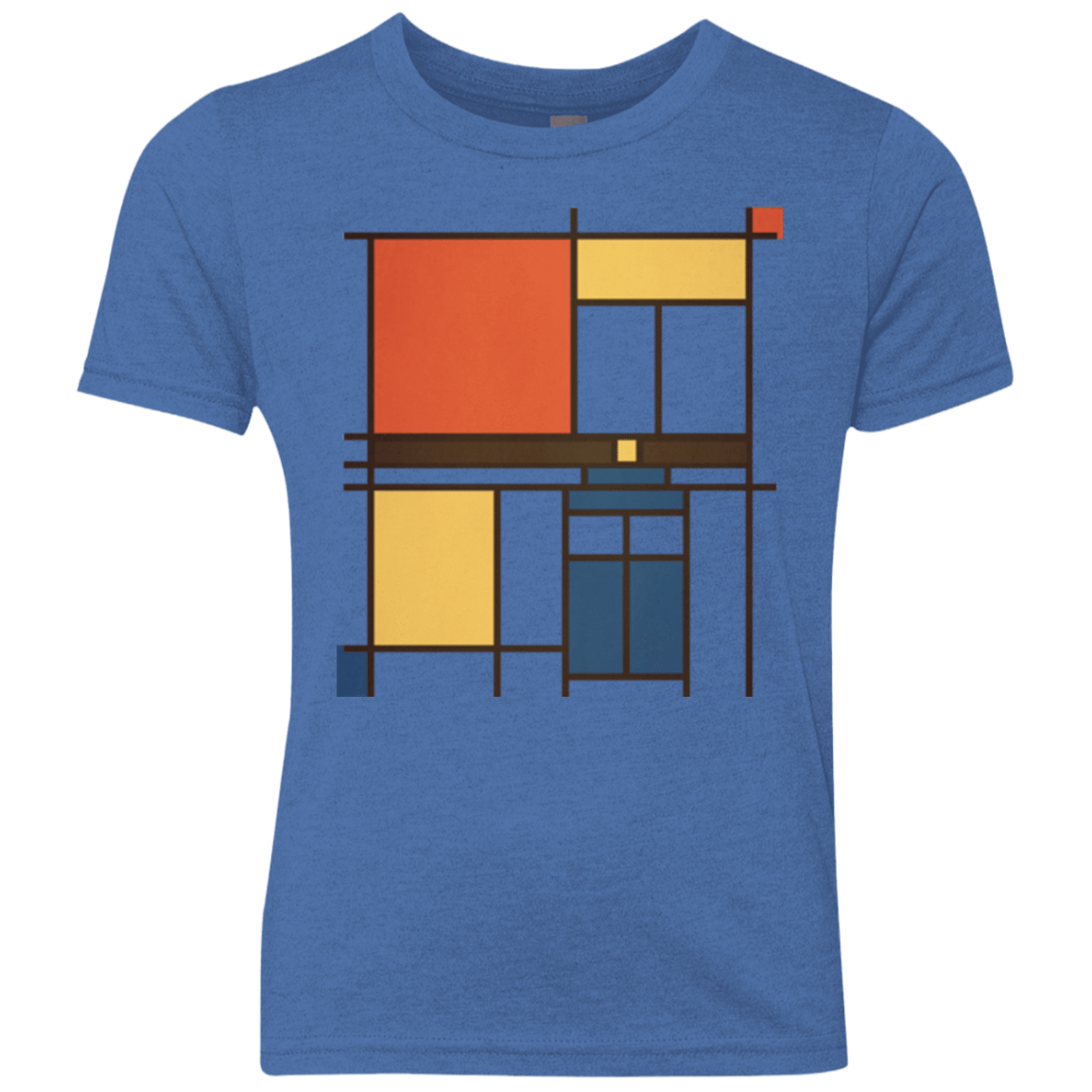 T-Shirts Vintage Royal / YXS Mondrian Who Youth Triblend T-Shirt