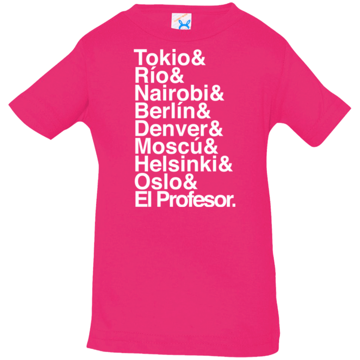 T-Shirts Hot Pink / 6 Months Money Heist Jetset Infant Premium T-Shirt