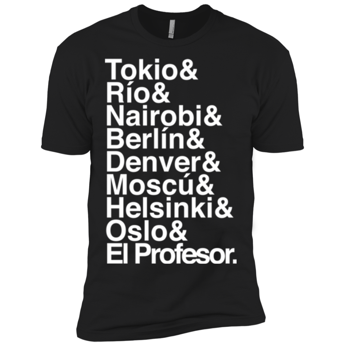 T-Shirts Black / X-Small Money Heist Jetset Men's Premium T-Shirt