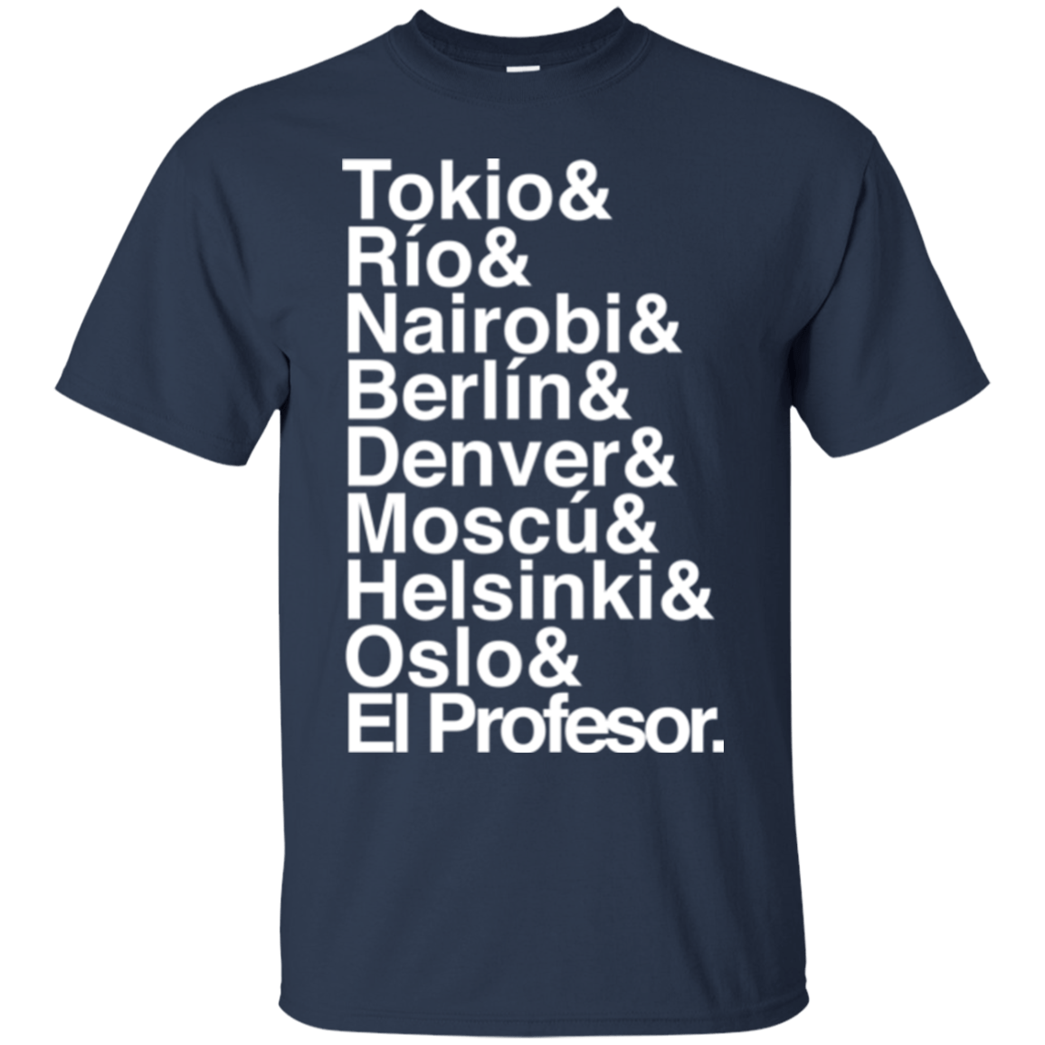 T-Shirts Navy / S Money Heist Jetset T-Shirt