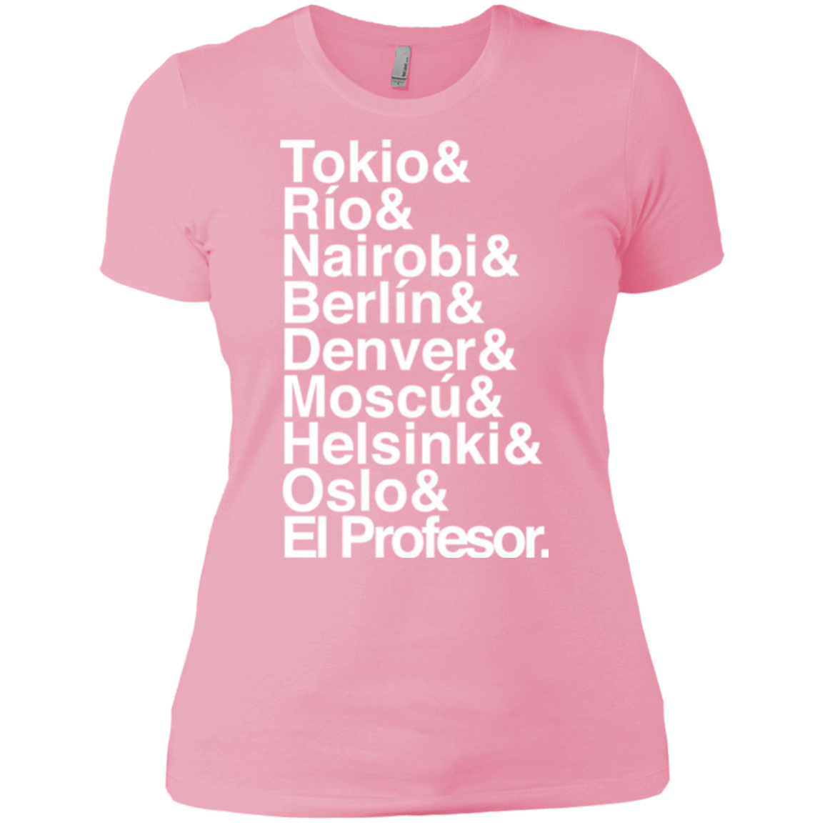 T-Shirts Light Pink / X-Small Money Heist Jetset Women's Premium T-Shirt