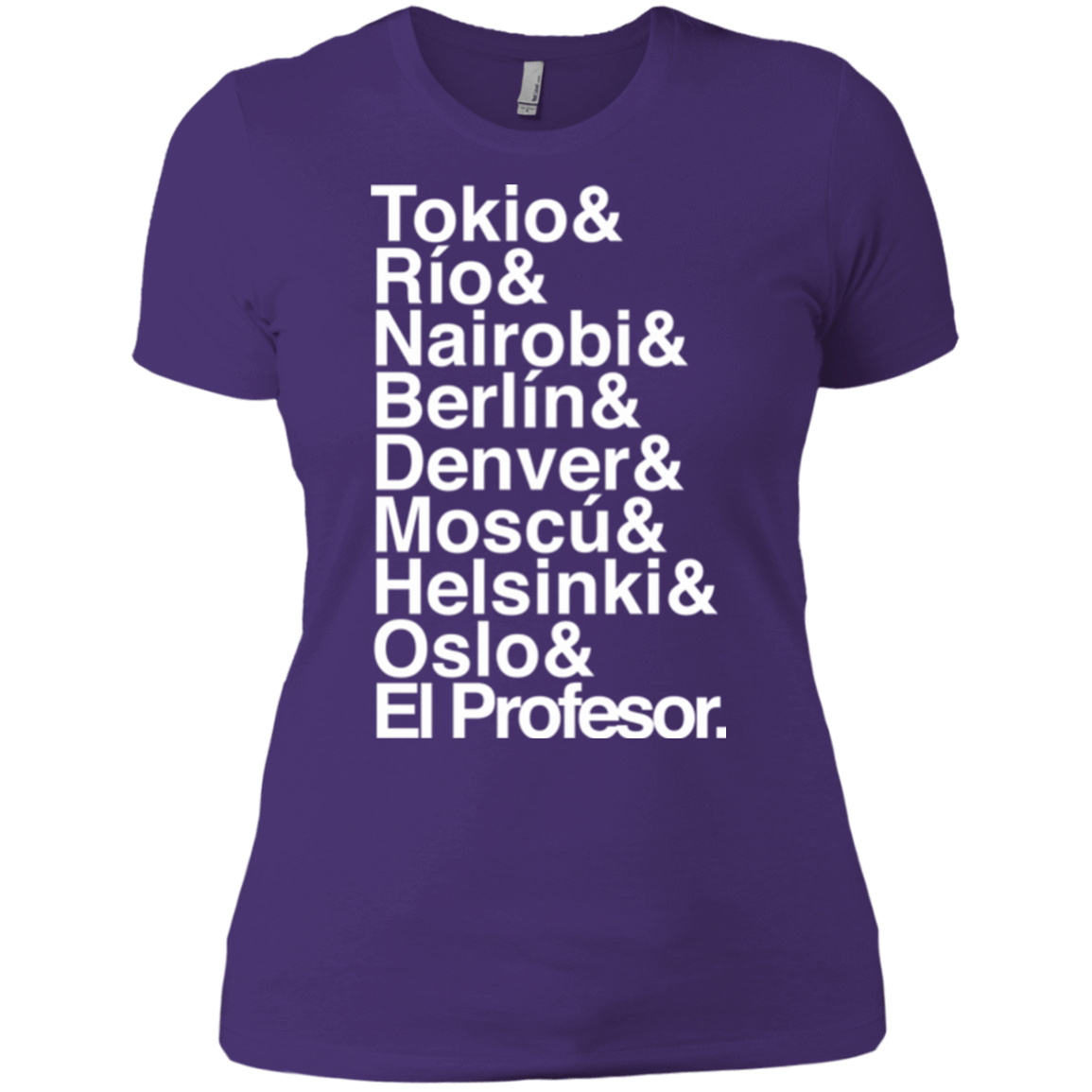 T-Shirts Purple Rush/ / X-Small Money Heist Jetset Women's Premium T-Shirt