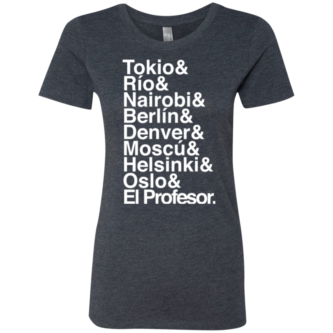 T-Shirts Vintage Navy / S Money Heist Jetset Women's Triblend T-Shirt