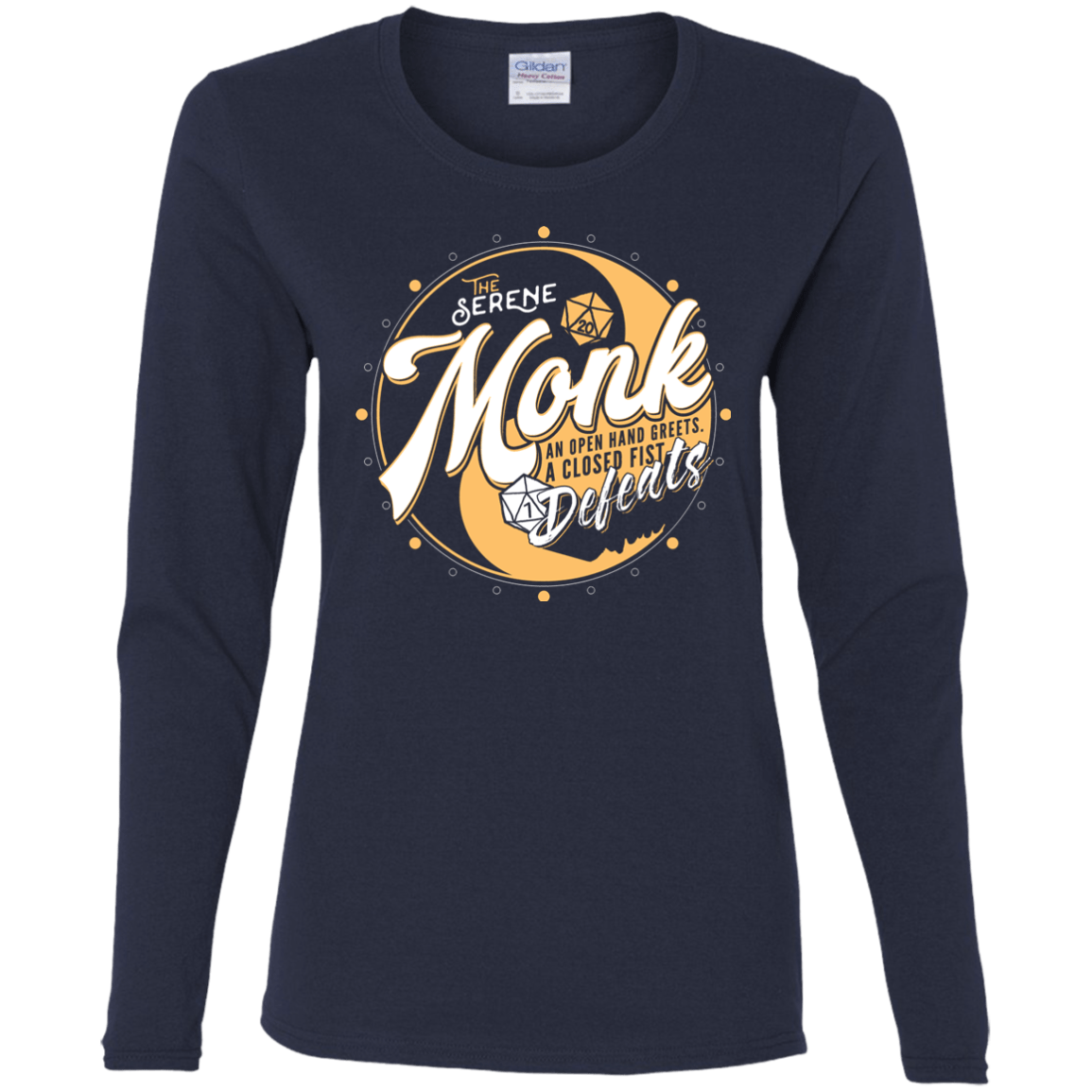 Monk Women's Long Sleeve T-Shirt