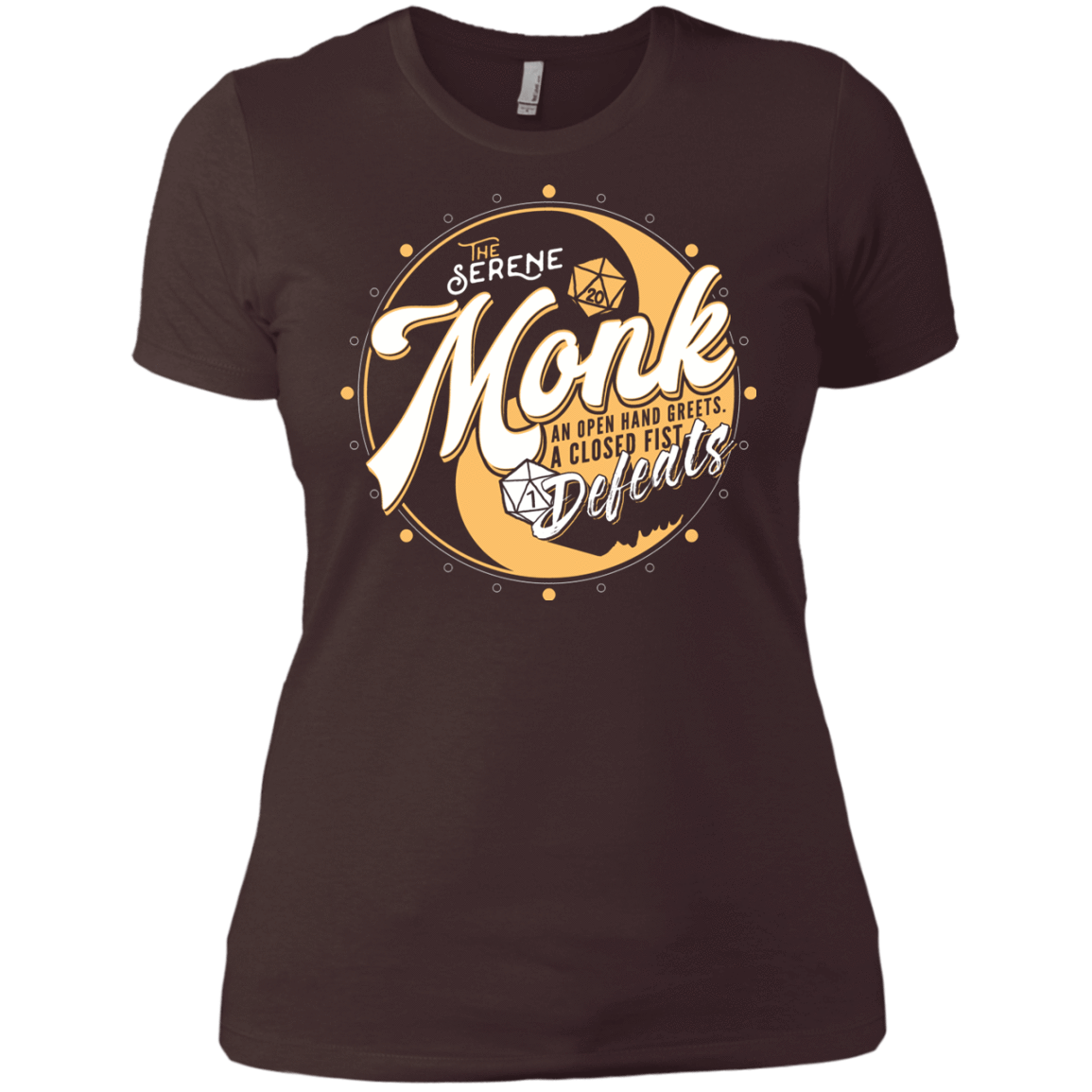 T-Shirts Dark Chocolate / X-Small Monk Women's Premium T-Shirt