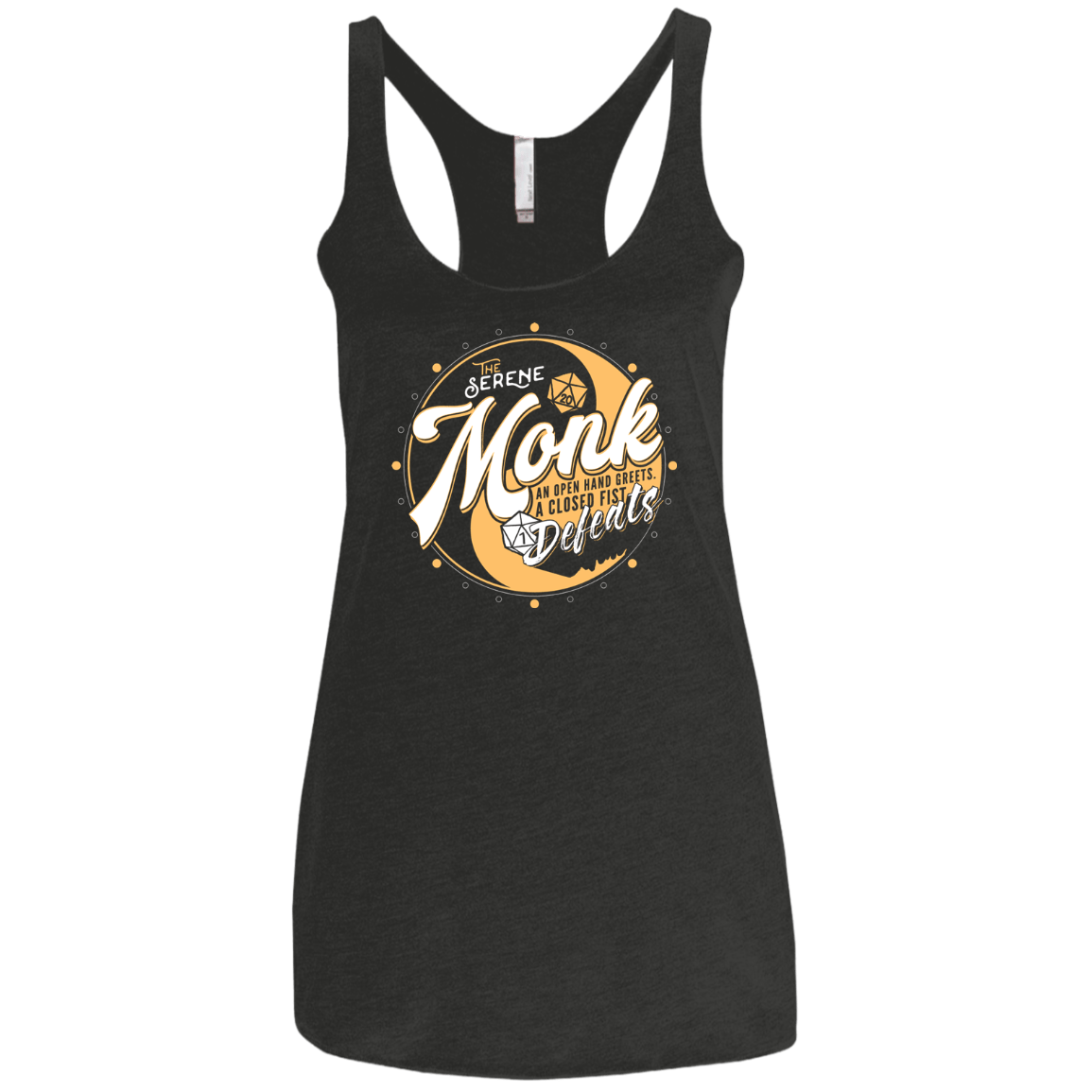 Monk Women's Triblend Racerback Tank