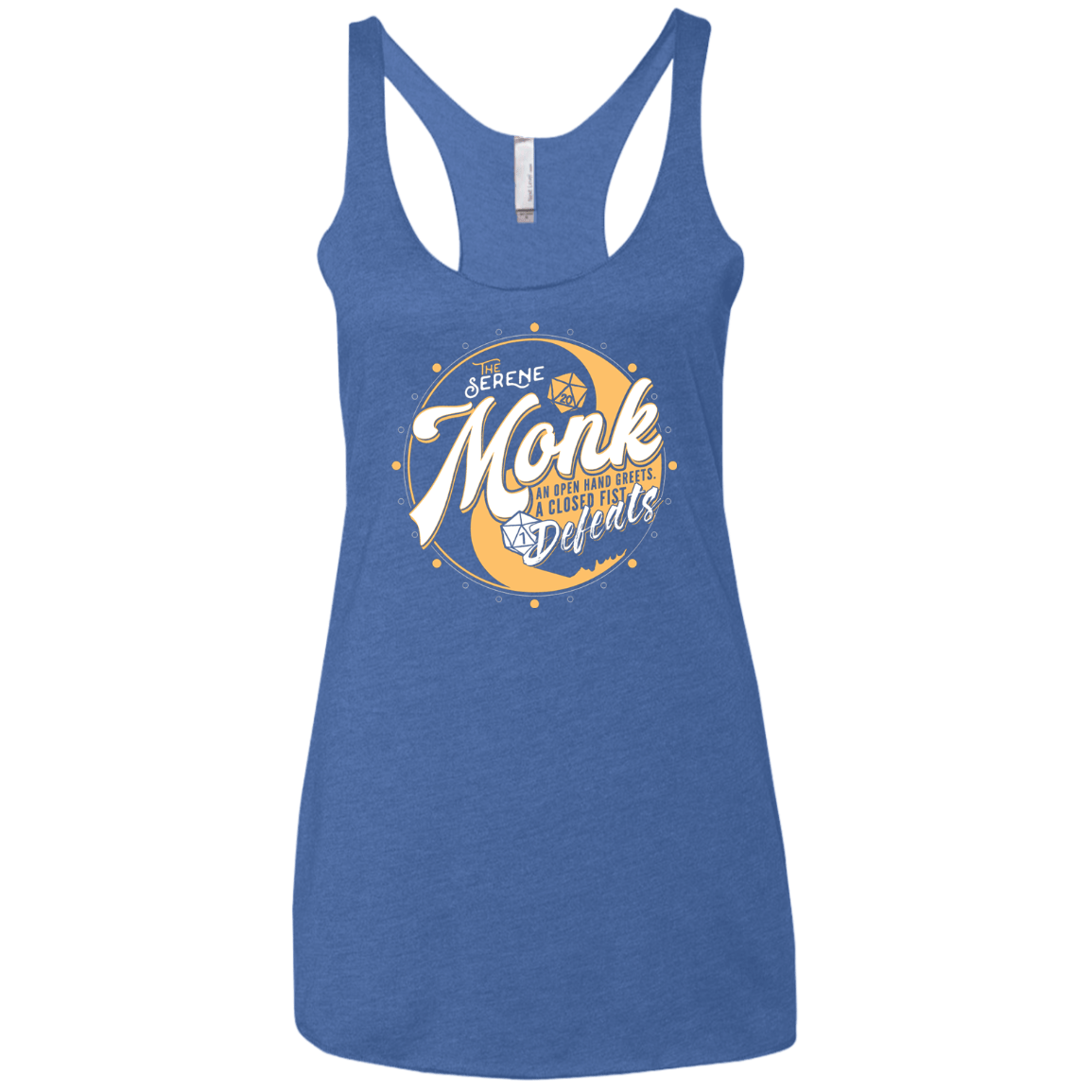 Monk Women's Triblend Racerback Tank