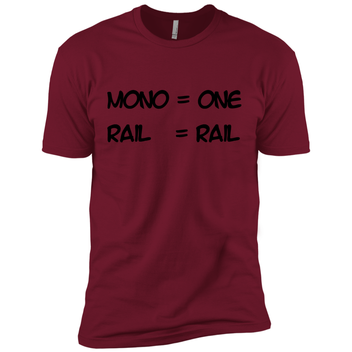 T-Shirts Cardinal / X-Small Mono Men's Premium T-Shirt