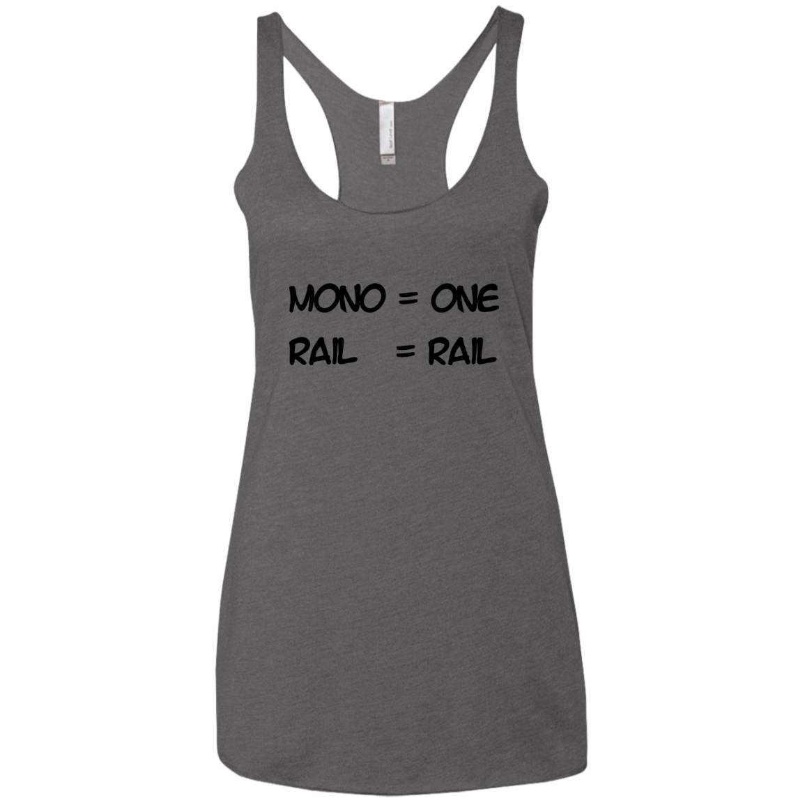 T-Shirts Premium Heather / X-Small Mono Women's Triblend Racerback Tank