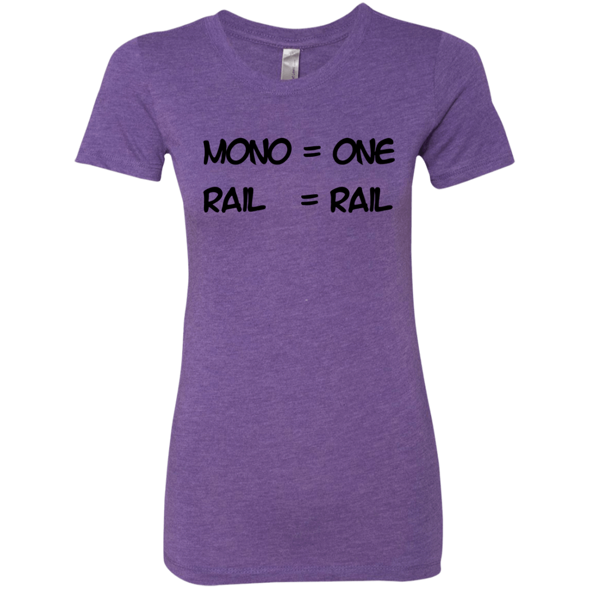 T-Shirts Purple Rush / S Mono Women's Triblend T-Shirt