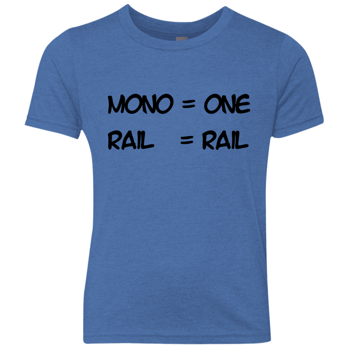 T-Shirts Vintage Royal / YXS Mono Youth Triblend T-Shirt