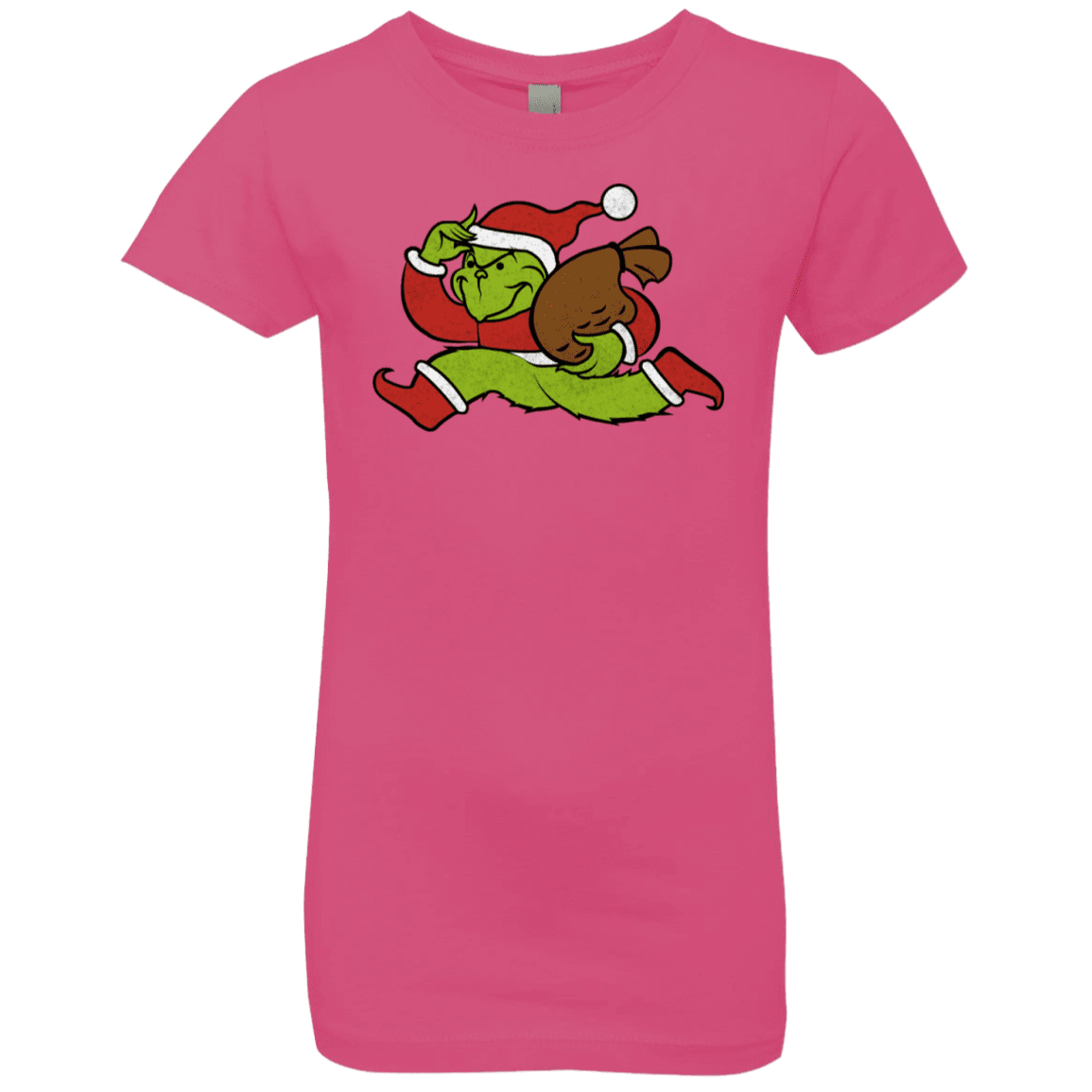 T-Shirts Hot Pink / YXS Monopoly Grinch Girls Premium T-Shirt