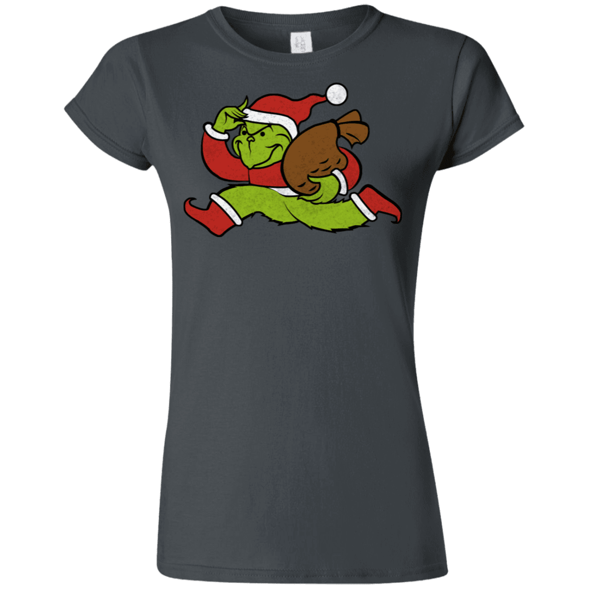 T-Shirts Charcoal / S Monopoly Grinch Junior Slimmer-Fit T-Shirt