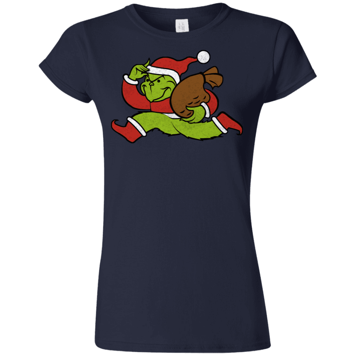 T-Shirts Navy / S Monopoly Grinch Junior Slimmer-Fit T-Shirt