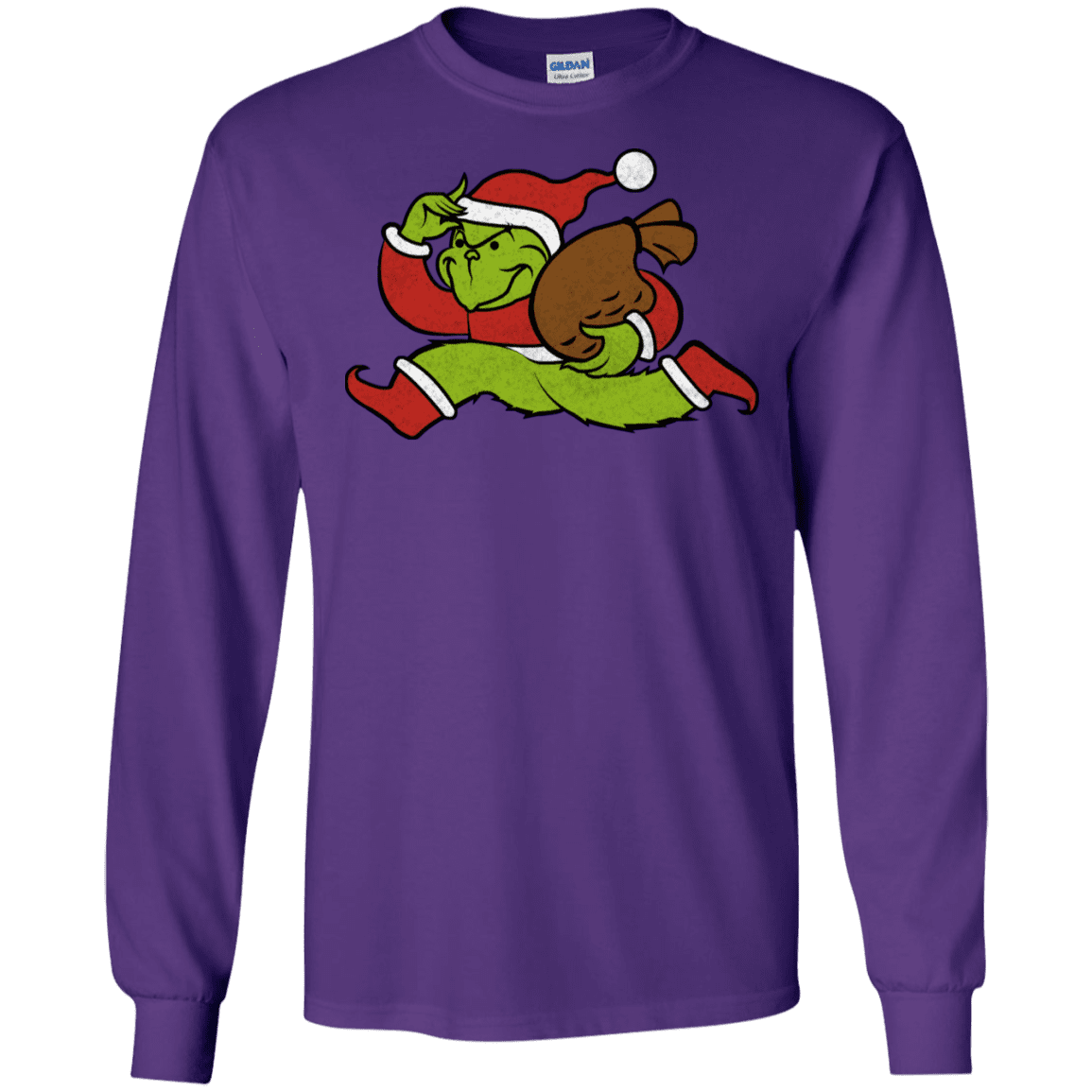 T-Shirts Purple / S Monopoly Grinch Men's Long Sleeve T-Shirt