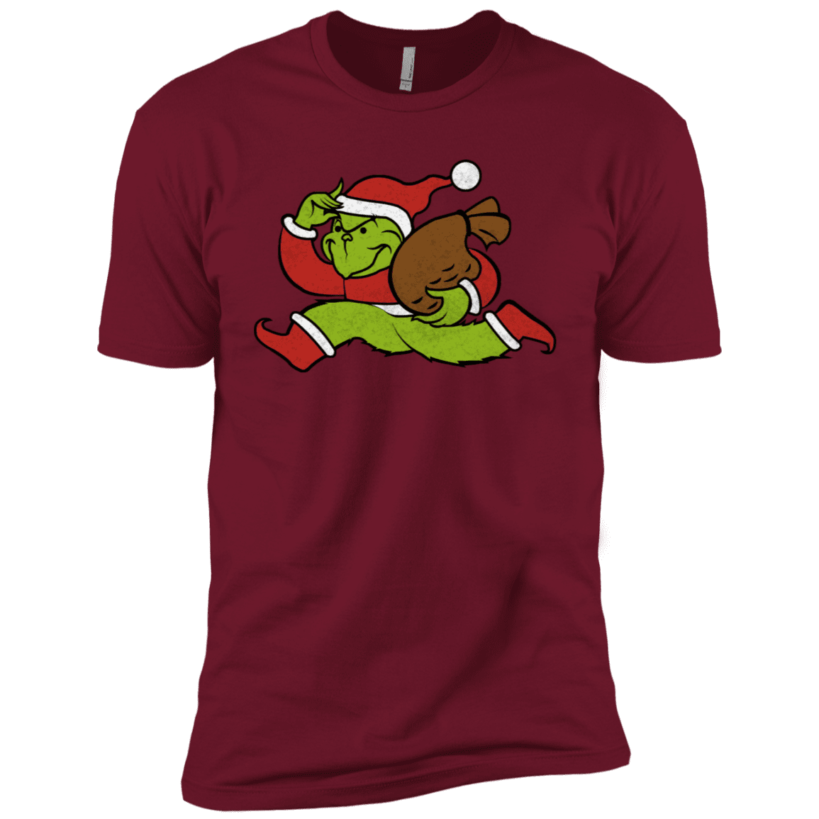 T-Shirts Cardinal / X-Small Monopoly Grinch Men's Premium T-Shirt