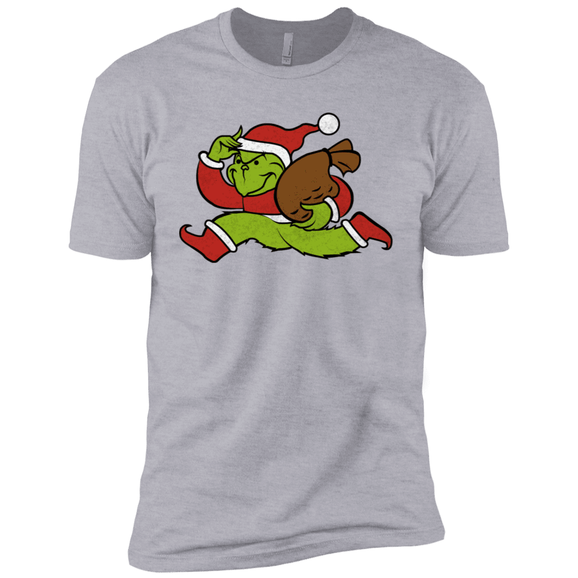 T-Shirts Heather Grey / X-Small Monopoly Grinch Men's Premium T-Shirt