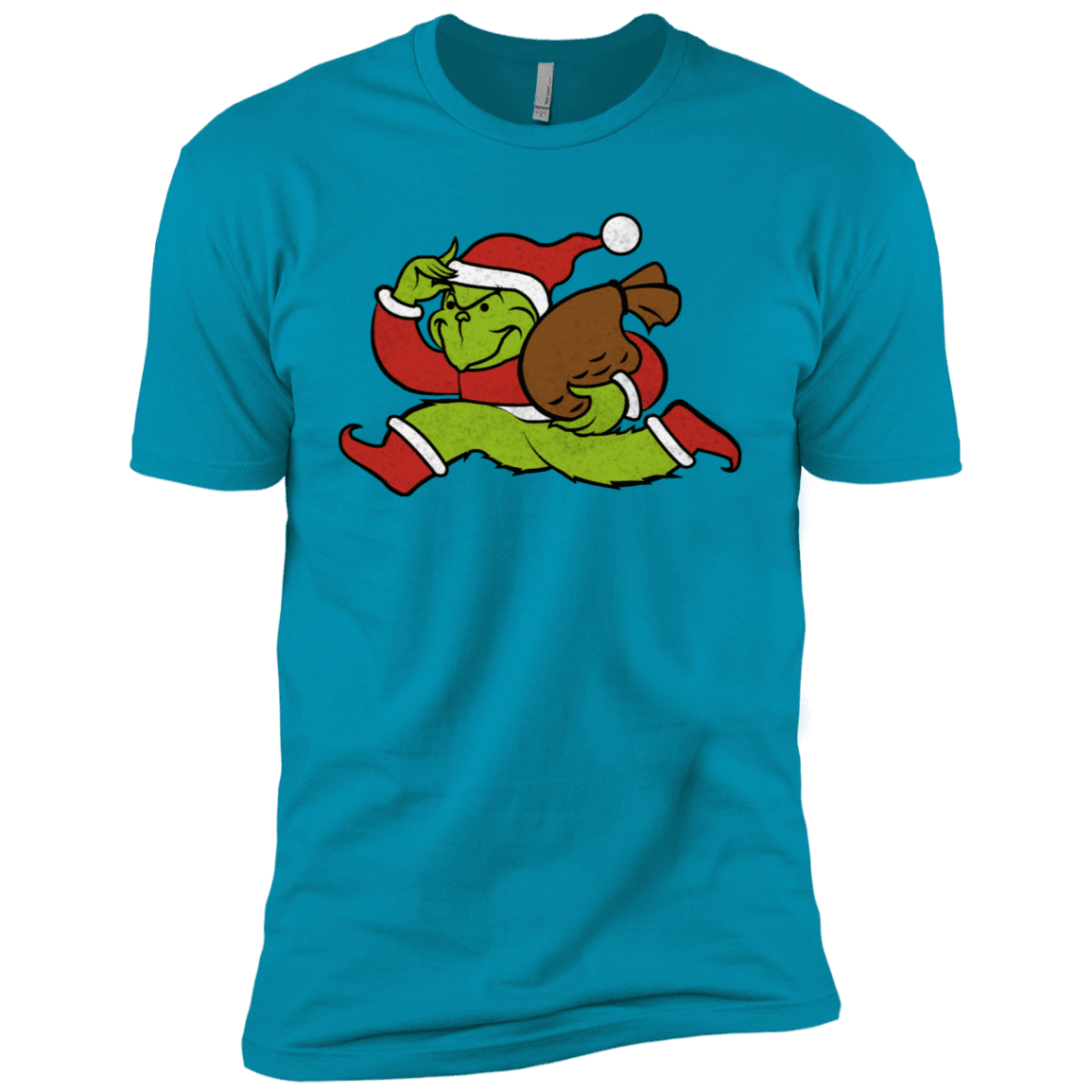 T-Shirts Turquoise / X-Small Monopoly Grinch Men's Premium T-Shirt
