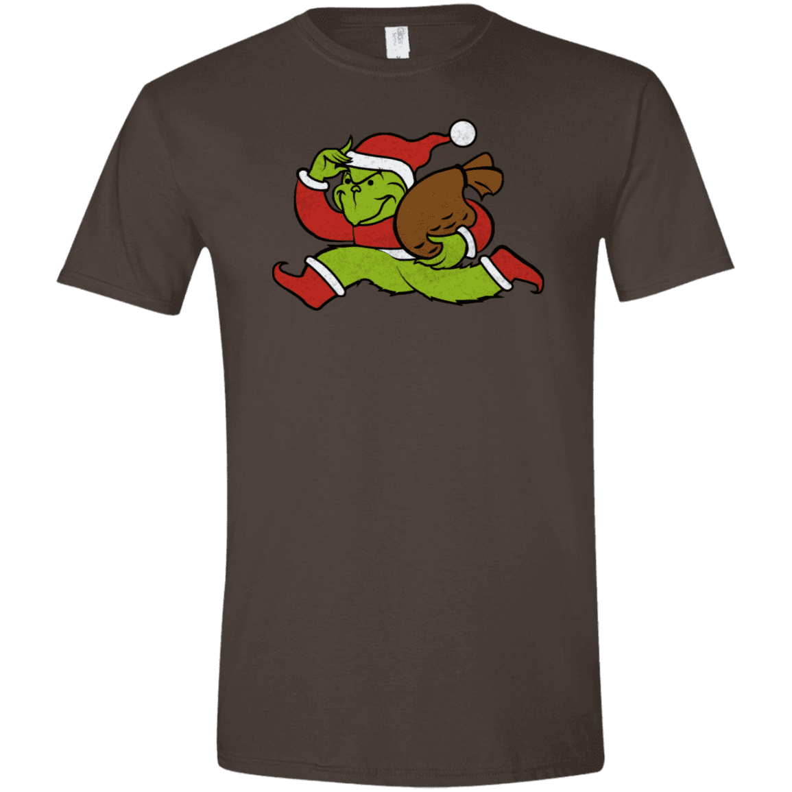 T-Shirts Dark Chocolate / S Monopoly Grinch Men's Semi-Fitted Softstyle
