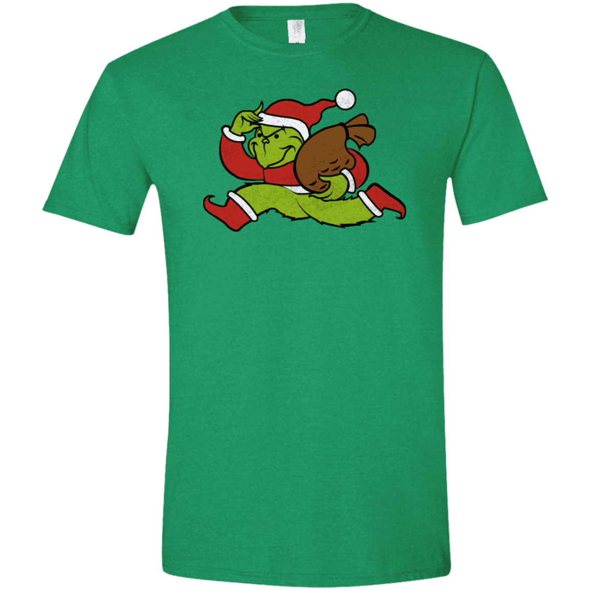 T-Shirts Heather Irish Green / S Monopoly Grinch Men's Semi-Fitted Softstyle