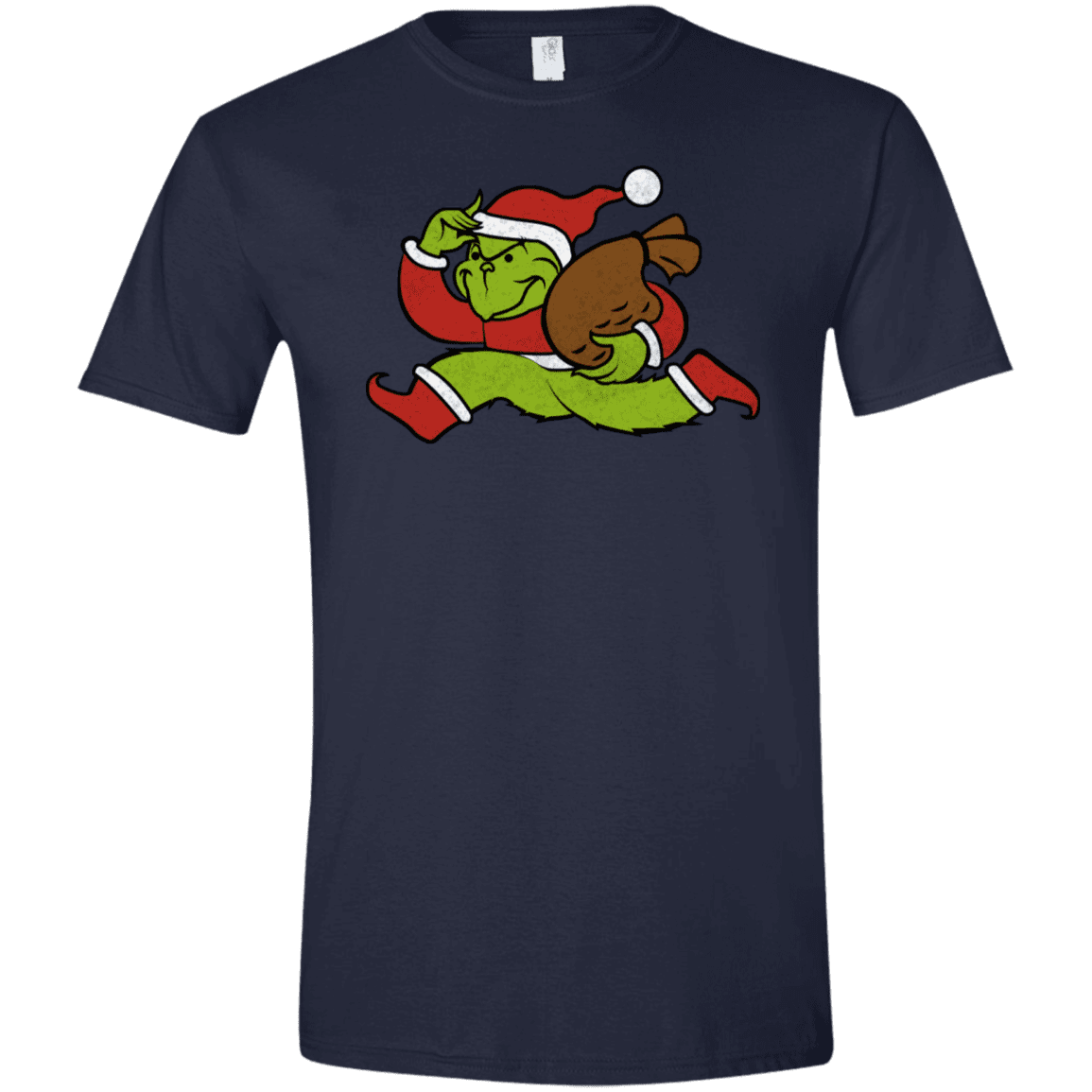 T-Shirts Navy / X-Small Monopoly Grinch Men's Semi-Fitted Softstyle