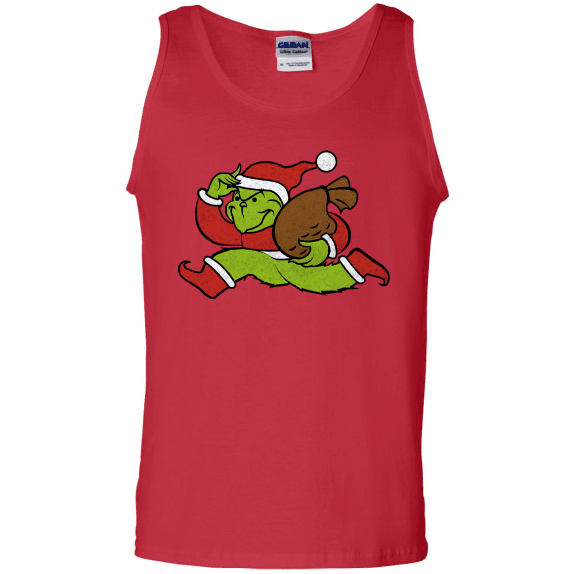 T-Shirts Red / S Monopoly Grinch Men's Tank Top