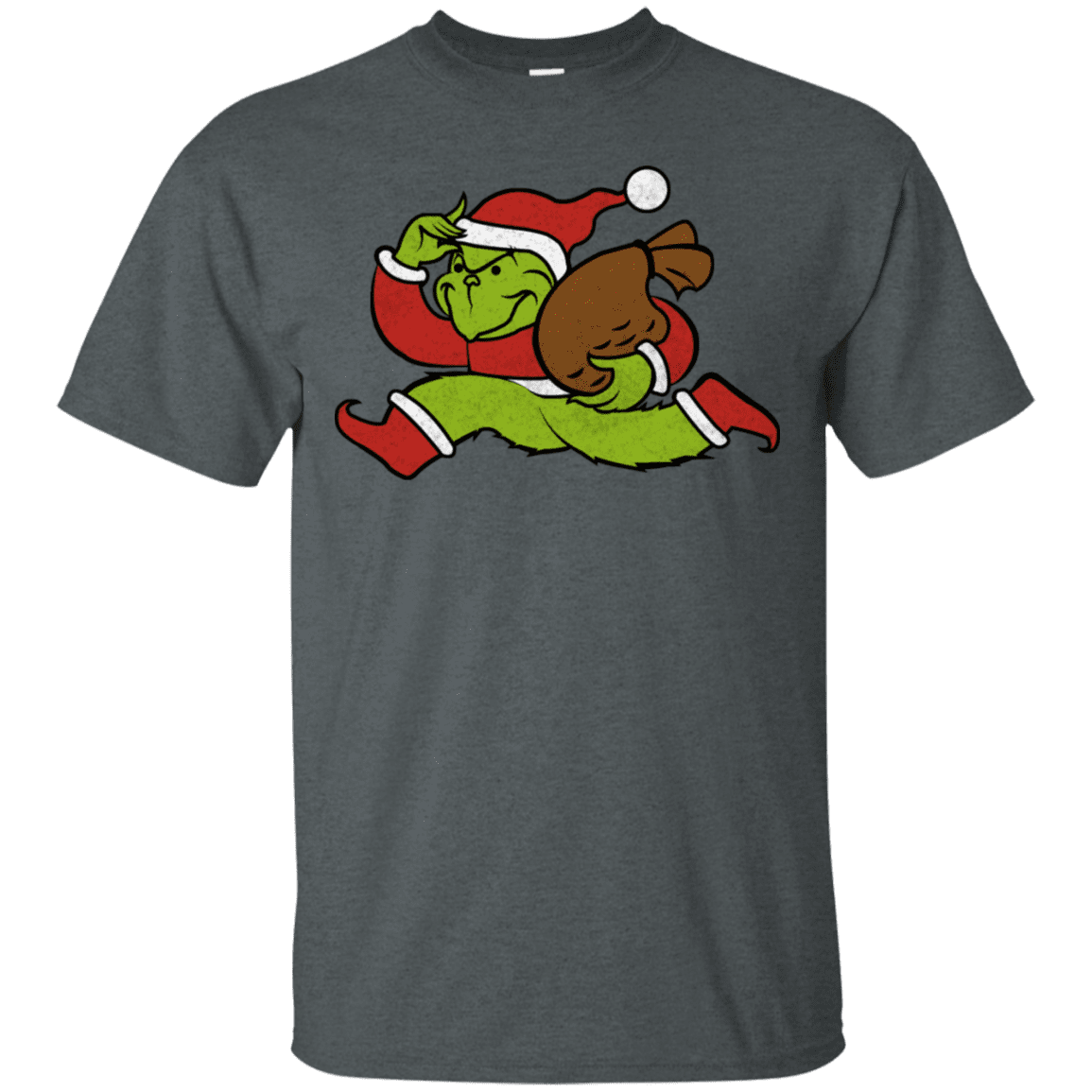T-Shirts Dark Heather / S Monopoly Grinch T-Shirt