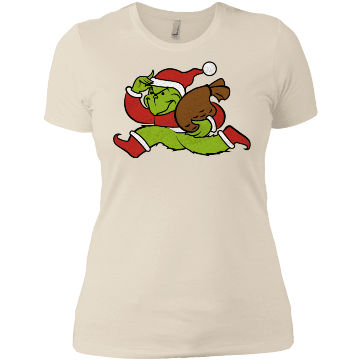 T-Shirts Ivory/ / X-Small Monopoly Grinch Women's Premium T-Shirt