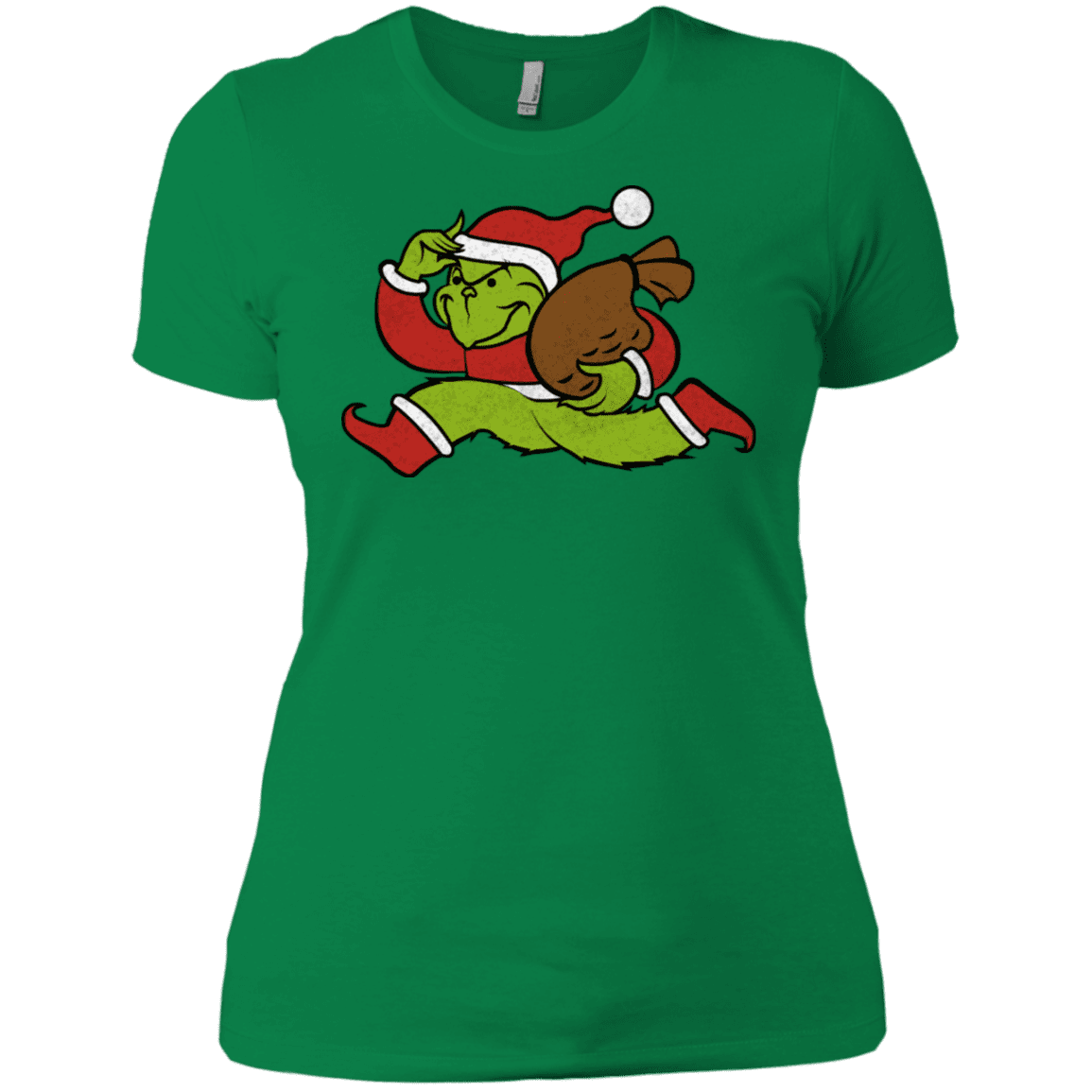 T-Shirts Kelly Green / X-Small Monopoly Grinch Women's Premium T-Shirt