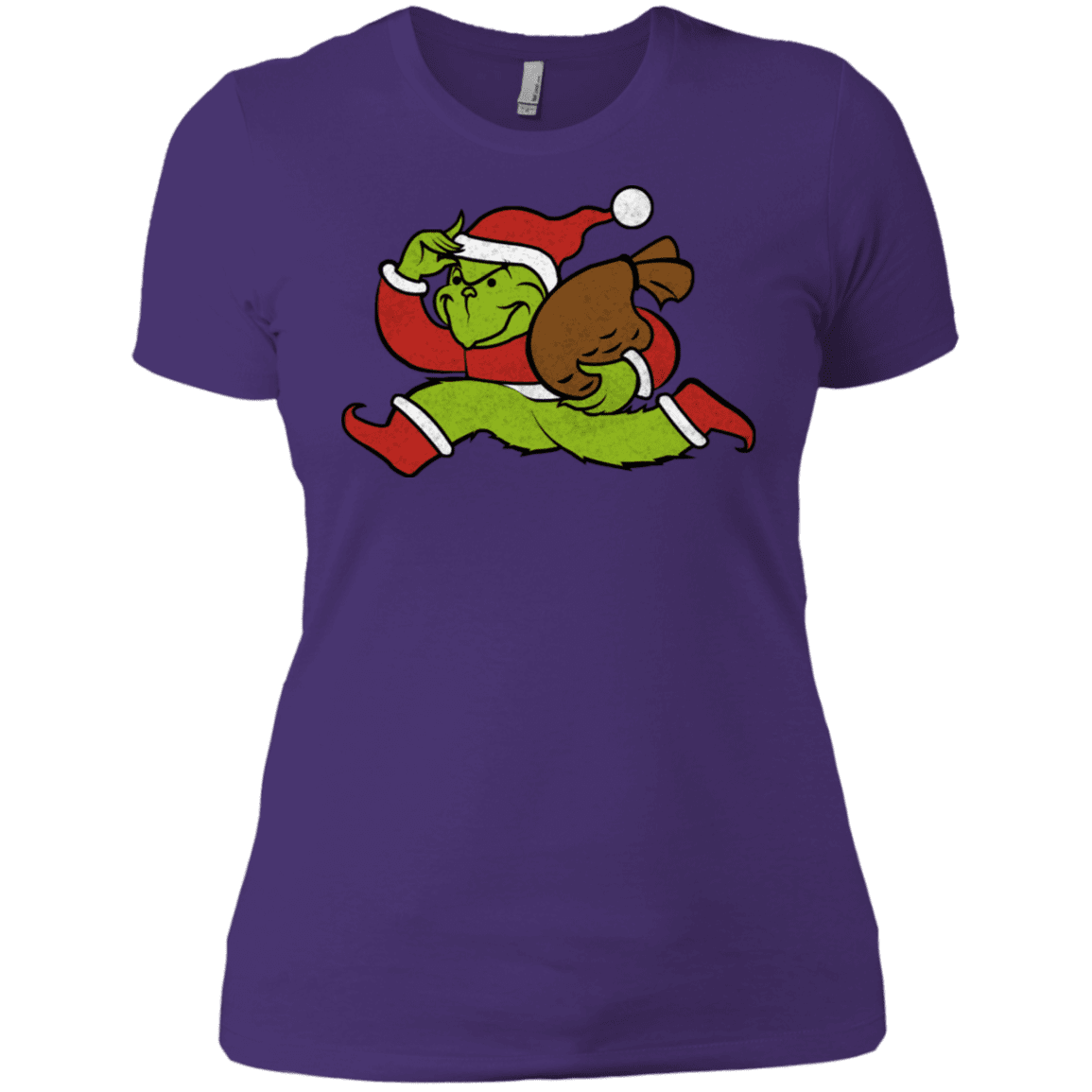 T-Shirts Purple Rush/ / X-Small Monopoly Grinch Women's Premium T-Shirt
