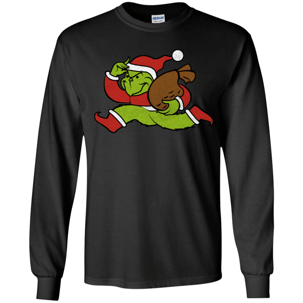 T-Shirts Black / YS Monopoly Grinch Youth Long Sleeve T-Shirt