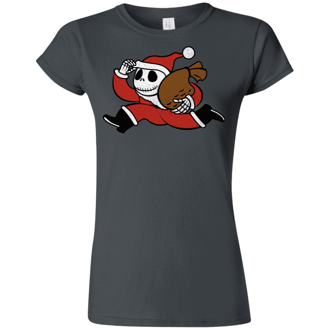 T-Shirts Charcoal / S Monopoly Skellington Junior Slimmer-Fit T-Shirt