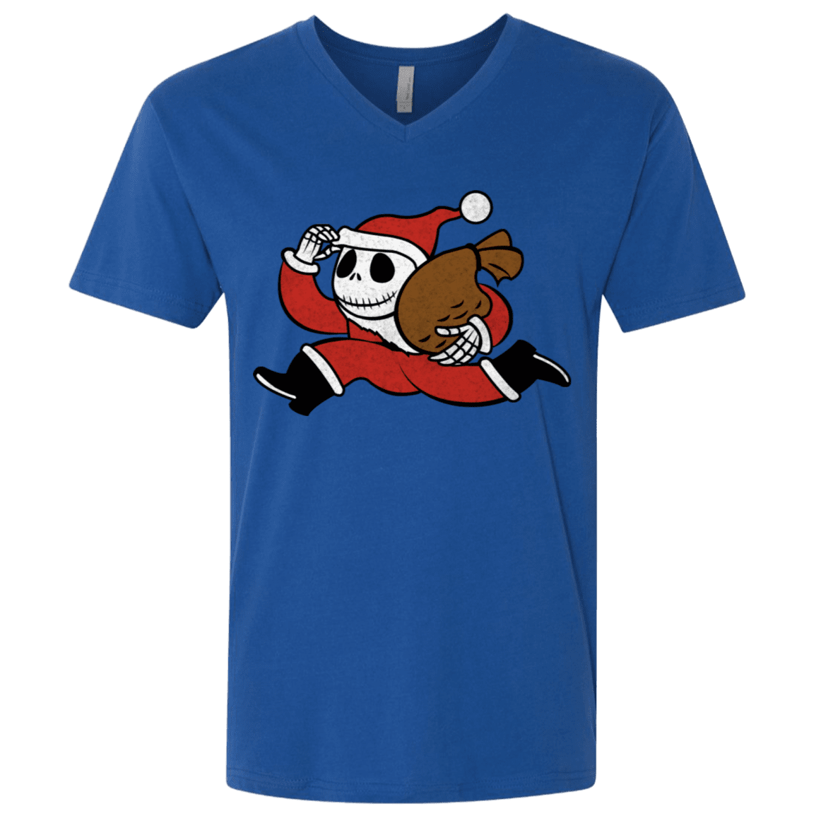 T-Shirts Royal / X-Small Monopoly Skellington Men's Premium V-Neck