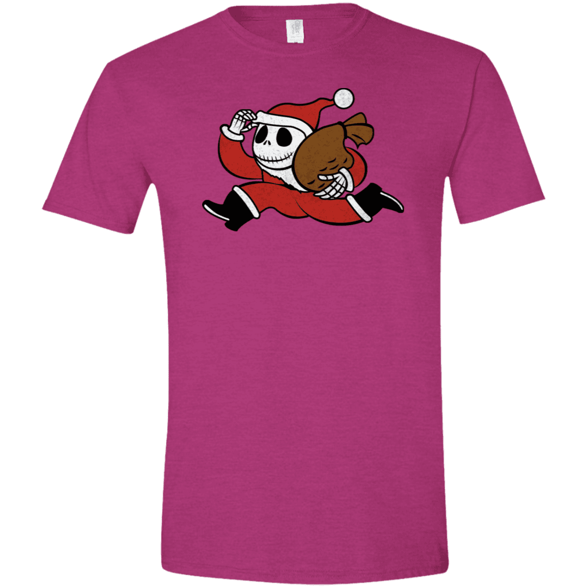 T-Shirts Antique Heliconia / S Monopoly Skellington Men's Semi-Fitted Softstyle