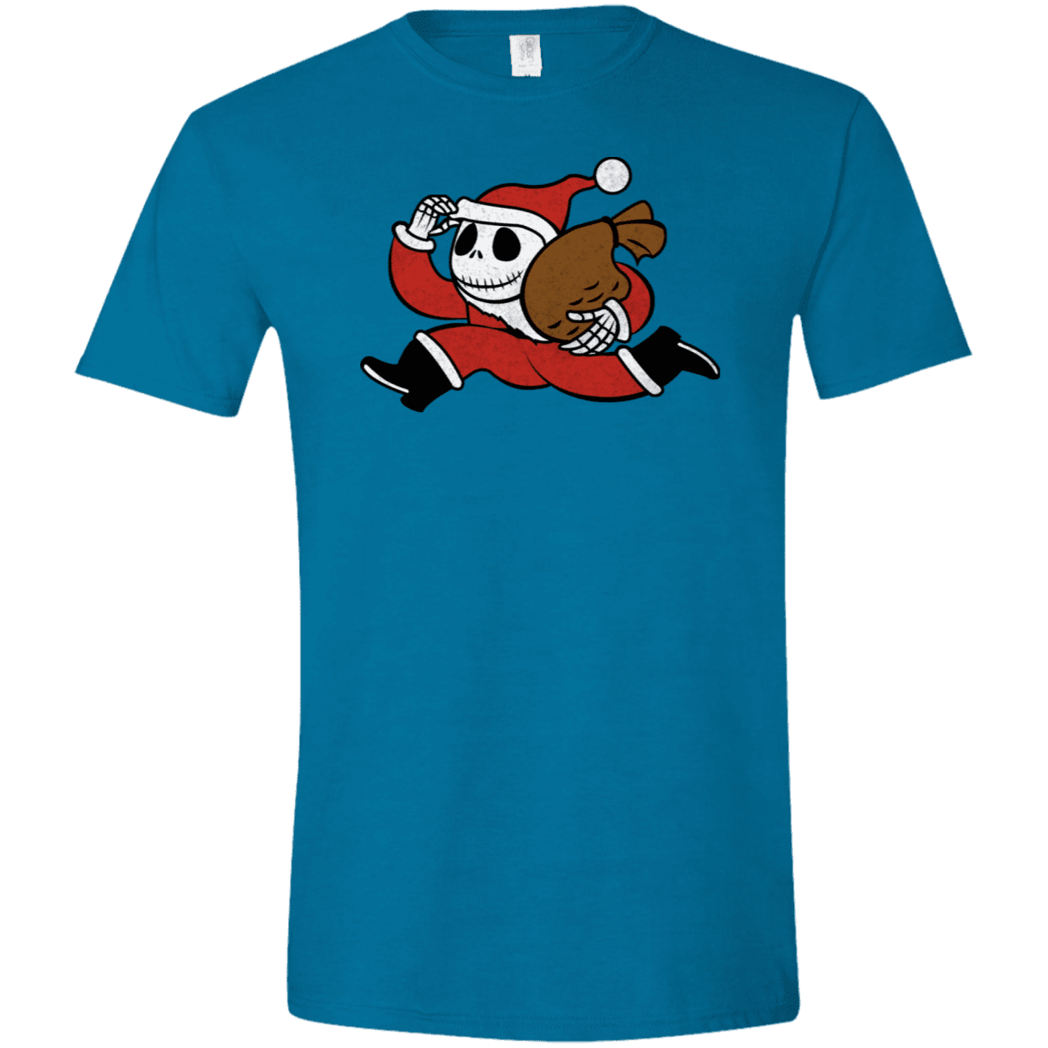 T-Shirts Antique Sapphire / S Monopoly Skellington Men's Semi-Fitted Softstyle