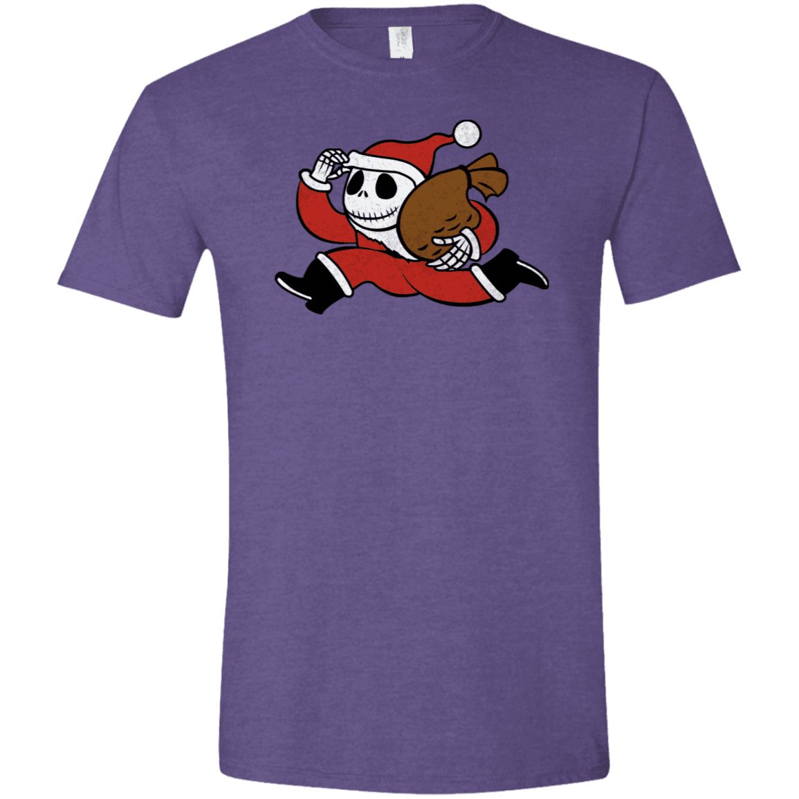 T-Shirts Heather Purple / S Monopoly Skellington Men's Semi-Fitted Softstyle